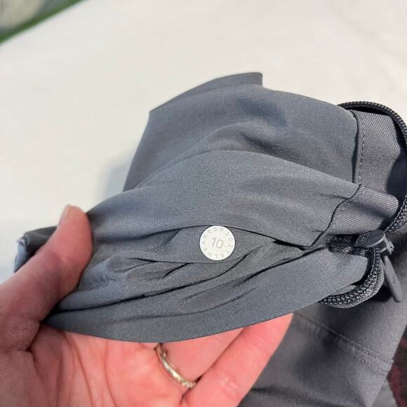 Lululemon Next Move Crop *23" in Nebula gray women’s size 10 - Picture 3 of 7